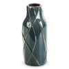  Teo kerámia váza Türkiz 13x13x30 cm