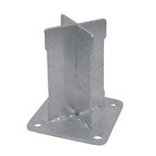  - Térelválasztó panelhez rögzítő alap: talajra csavarozható talp - Basfix Floor kerti bútor