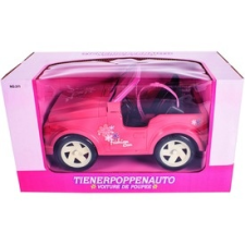  Terepjáró autó játékbabákhoz - rózsaszín autópálya és játékautó