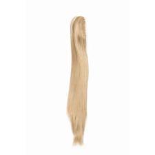  Természetes Szőke Egyenes Csatos Póthaj Copfhoz, 60 cm póthaj