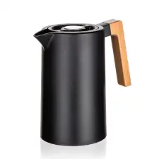  Termoszkancsó JOYCE 1 liter fekete kulacs, kulacstartó