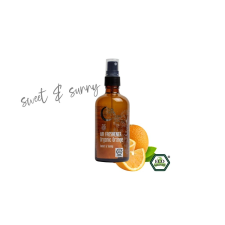 TERRA GAIA Bio légfrissítő illatosító 100%-ban tiszta illóolajokból, Narancs, 100ml (Nem tartalmaznak) tisztító- és takarítószer, higiénia