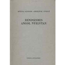 Terra Rendszeres angol nyelvtan (Kónya-Országh) antikvárium - használt könyv