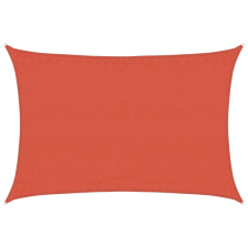  Terrakotta négyszögletű HDPE napvitorla 160 g/m² 3,5x5 m kerti bútor