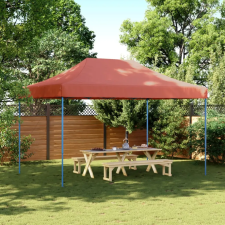  Terrakotta összecsukható felugró rendezvénysátor 440x292x315 cm kerti tárolás
