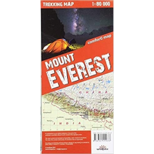 TerraQuest Mount Everest térkép, Mount Everest trekking map TerraQuest laminált 1:80e térkép