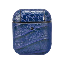 TerraTec AirPods Case AirBox Crocodile Pattern Blue (306841) fülhallgató, fejhallgató tok