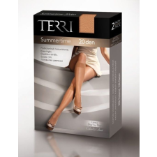  TERRI - Summertime 20 denes térdfix lábujj megerősítéssel, elasztikus szegéllyel harisnya, combfix