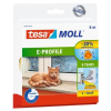 Tesa Ajtó- és ablaktömítő szalag, 9 mm x 6 m, TESA  tesamoll® E profil , fehér
