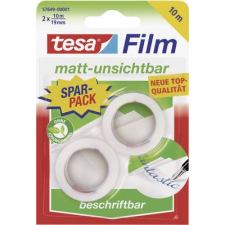 Tesa Írható ragasztószalag Tesafilm® Invisible 10 m x 19 mm, 2 tekercs, TESA 57649 (57649-01-00) ragasztószalag