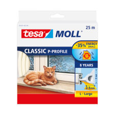 Tesa MOLL D-PROFIL BELTÉRI AJTÓ- ÉS ABLAKTÖMÍTŐ SZALAG 9MMX25M FEHÉR ragasztószalag és takarófólia