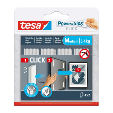 Tesa Powerstrips CLICK 4x2 M 5,4 kg festő és tapétázó eszköz