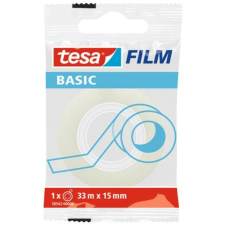 Tesa Ragasztószalag, 15 mm x 33 m, TESA "Basic", átlátszó ragasztószalag