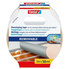 Tesa Ragasztószalag, kétoldalas, textilerősítésű, 50 mm x 5 m, TESA "Removable" ragasztószalag