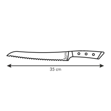 Tescoma AZZA Kenyérvágó kés 22 cm kés és bárd