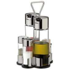 Tescoma CLUB olaj-, ecet-, só-, bors- és fogvájótartó készlet papírárú, csomagoló és tárolóeszköz