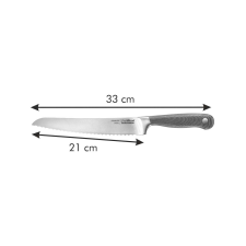 Tescoma FEELWOOD Kenyérvágó kés, 21 cm kés és bárd