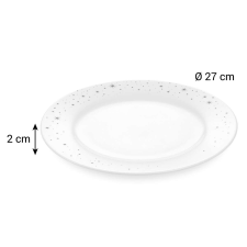 Tescoma GRACIE Stella Lapostányér ø 27 cm tányér és evőeszköz
