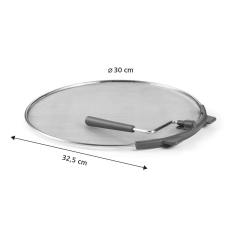 Tescoma GrandCHEF Szitafedő lehajtható fogantyúval ø 30 cm konyhai eszköz