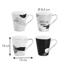 Tescoma myCOFFEE, 4 db, Moon bögrék, csészék