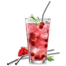 Tescoma myDRINK Rozsdamentes acél szívószál, 4 db, tisztítókefével konyhai eszköz