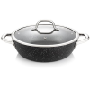 Tescoma PRESIDENT Stone Serpenyő fedővel, 26 cm átmérő