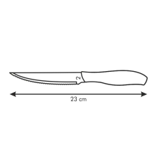 Tescoma SONIC Steak kés 12 cm, 6 db kés és bárd