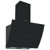 Tesla DD600AB dekoratív beépített páraelszívó, Szívóteljesítmény 630 m3/h, Érintésmentes szenzoros vezérlés, LED kijelző, 60 cm, Fekete üveg