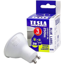 Tesla Lighting TESLA LED GU10, 3 W, 250 lm, 3000 K, meleg fehér izzó