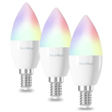 Tesla Smart TechToy Smart Bulb RGB 4,4W E14 3 db-os szett izzó