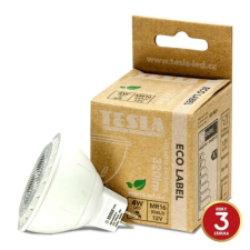 Tesla Tesla - LED izzó, MR16, 4W, 12V, 320lm, 3000K, 38° izzó