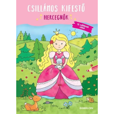 Tessloff És Babilon Kiadói Kft. Csillámos kifestő - Hercegnők - 12 csillámló oldal gyermek- és ifjúsági könyv