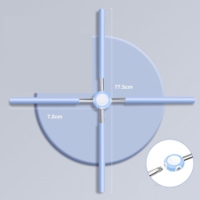  Testtartás Javító Jóga Pálca Kék Színű, Testtartás Korrigáló Edzőeszköz gyógyászati segédeszköz