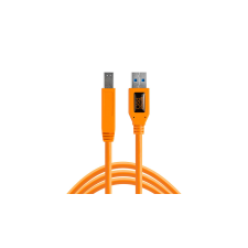 Tether Tools CU5460ORG TetherPro USB 3.0 A-B kábel 4.6m - Narancs kábel és adapter