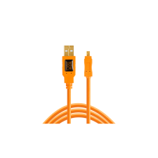 Tether Tools CU8015 TetherPro USB 2.0 - Mini USB kábel 4.6m Narancs (CU8015-ORG) kábel és adapter