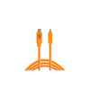 Tether Tools TetherPro USB-C -> USB 2.0 Mini-B 4.6m adatkábel narancssárga (CUC2615-ORG) (CUC2615-ORG)