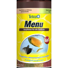 Tetra Menu - pehelytáp (4 féle) díszhalak részére (100ml/25g) haleledel