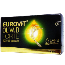 TEVA Gyógyszergyár Zrt. Eurovit Oliva-D 3000NE Forte kapszula 30x vitamin és táplálékkiegészítő