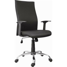  Texas Irodai Forgószék - Fekete Szövet, Króm Lábkereszt forgószék