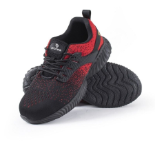 Texo Fly S1 védőcipő, könnyű és légies, fémkupolával 38 Red munkavédelmi cipő