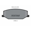 TEXTAR fékbetétkészlet, tárcsafék 2114202