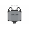 TEXTAR fékbetétkészlet, tárcsafék 2342901