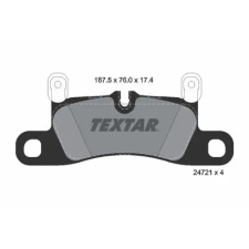 TEXTAR fékbetétkészlet, tárcsafék 2472102 autóalkatrész