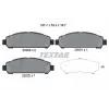 TEXTAR fékbetétkészlet, tárcsafék 2599901