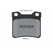 TEXTAR fékbetétkészlet, tárcsafék TEXTAR 2127803 autóalkatrész