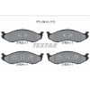 TEXTAR fékbetétkészlet, tárcsafék TEXTAR 2182202