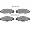 TEXTAR fékbetétkészlet, tárcsafék TEXTAR 2329601
