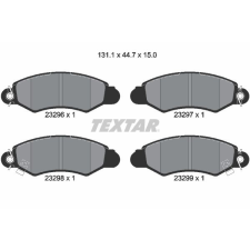 TEXTAR fékbetétkészlet, tárcsafék TEXTAR 2329601 autóalkatrész