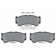 TEXTAR fékbetétkészlet, tárcsafék TEXTAR 2379501 autóalkatrész