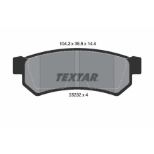 TEXTAR fékbetétkészlet, tárcsafék TEXTAR 2523201 autóalkatrész